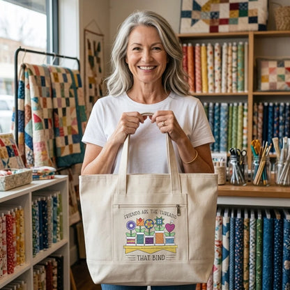 Spool Flowers Tote