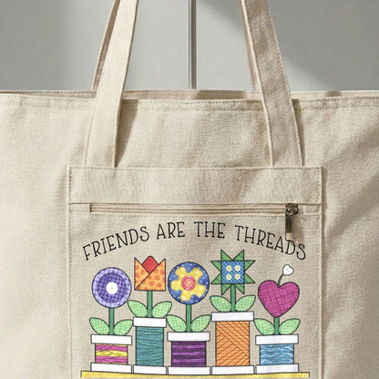 Spool Flowers Tote