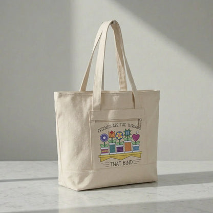 Spool Flowers Tote