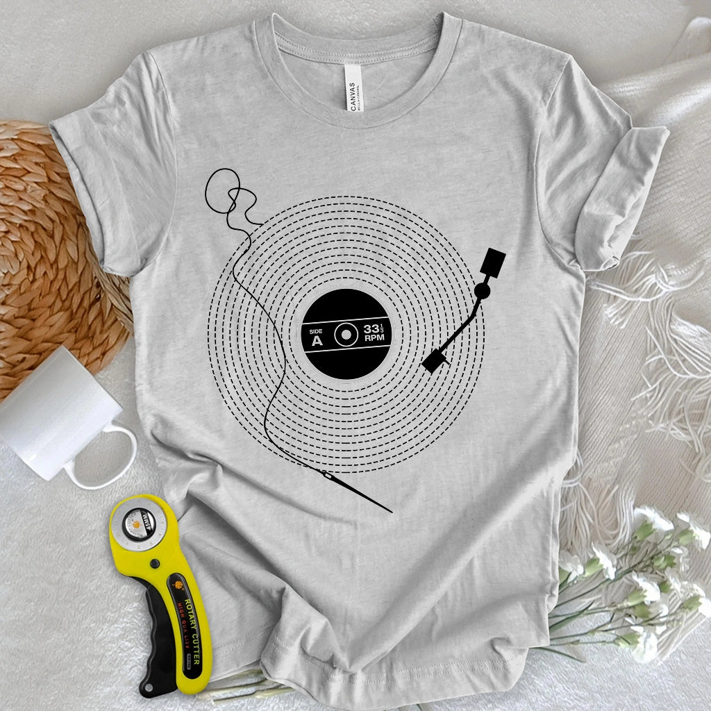 Stitching Vinyl T-shirt