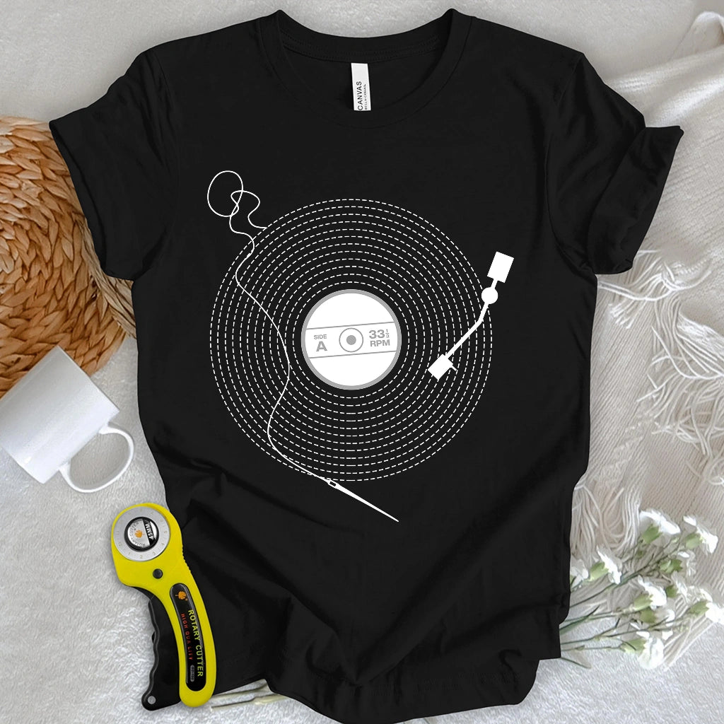 Stitching Vinyl T-shirt
