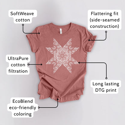 Floral Fabric T-shirt