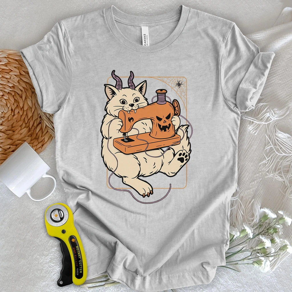 The Haunted Meow-chine T-shirt