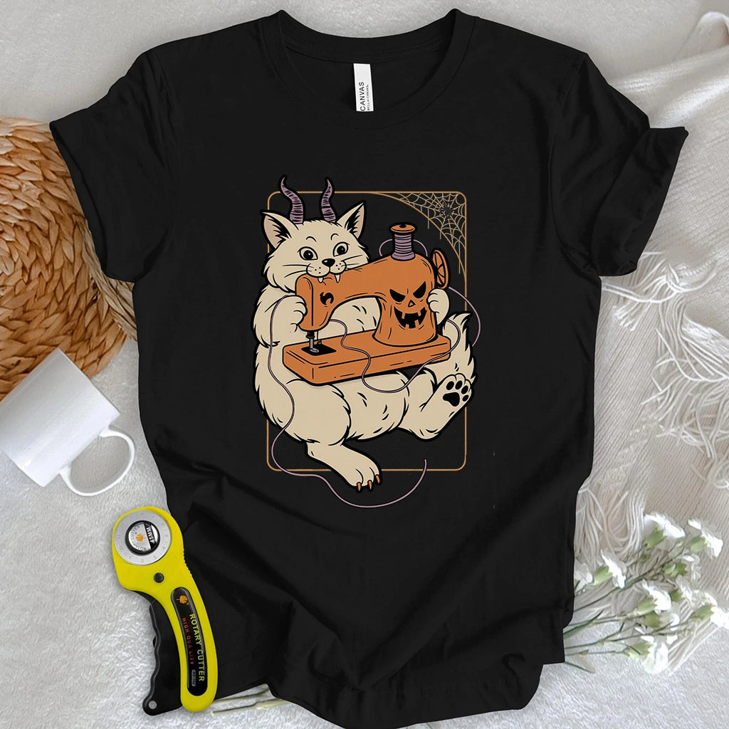 The Haunted Meow-chine T-shirt
