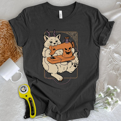 The Haunted Meow-chine T-shirt