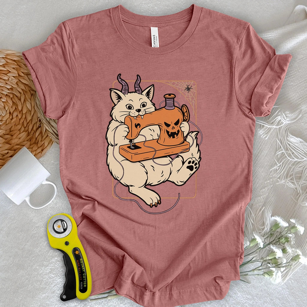The Haunted Meow-chine T-shirt