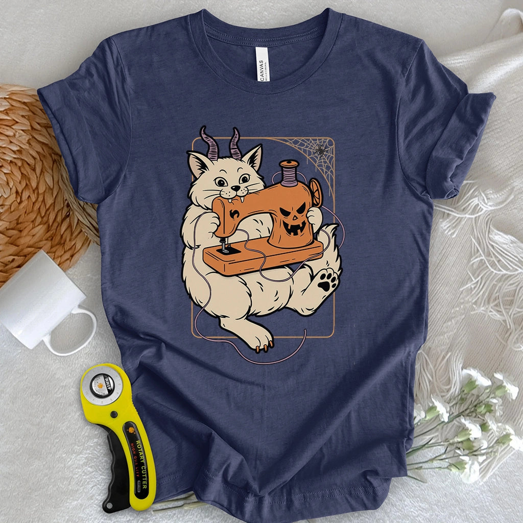 The Haunted Meow-chine T-shirt