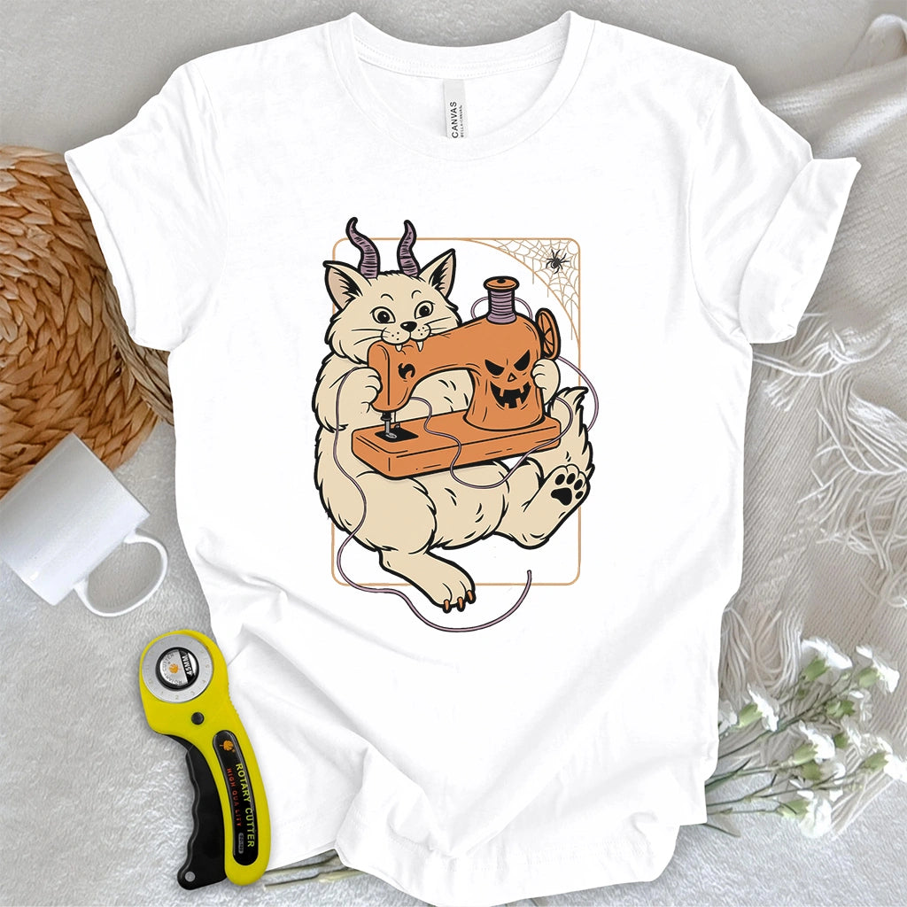 The Haunted Meow-chine T-shirt