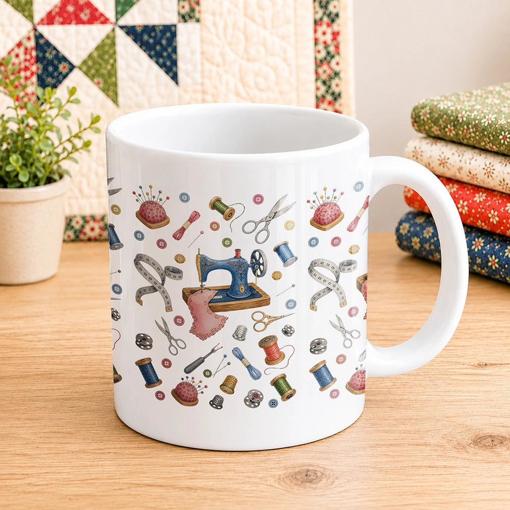 Threads Time 11oz Mug