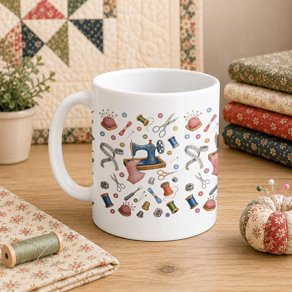 Threads Time 11oz Mug