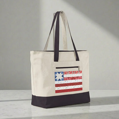 USA Star Flag Tote
