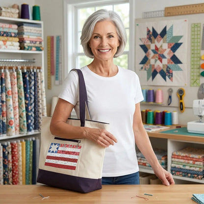 USA Star Flag Tote