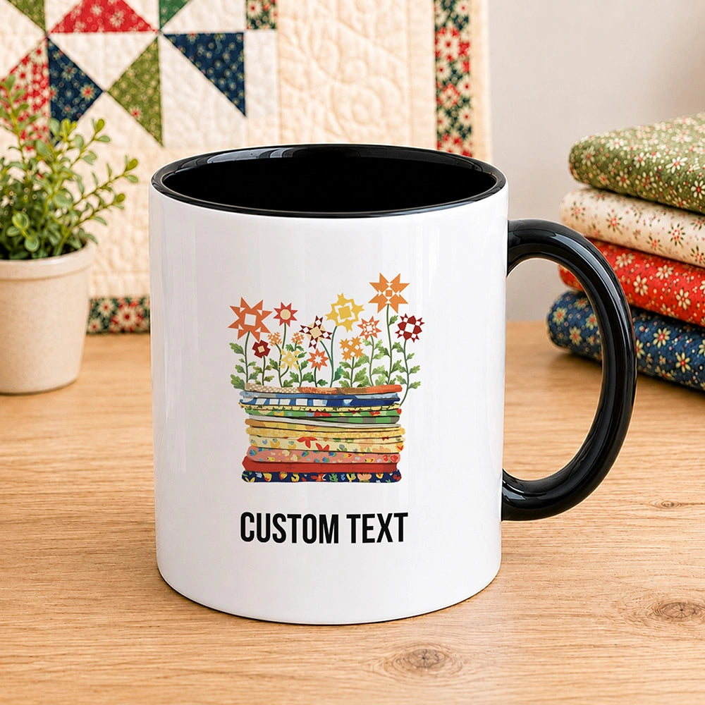 Where Quilts Bloom 11oz Mug