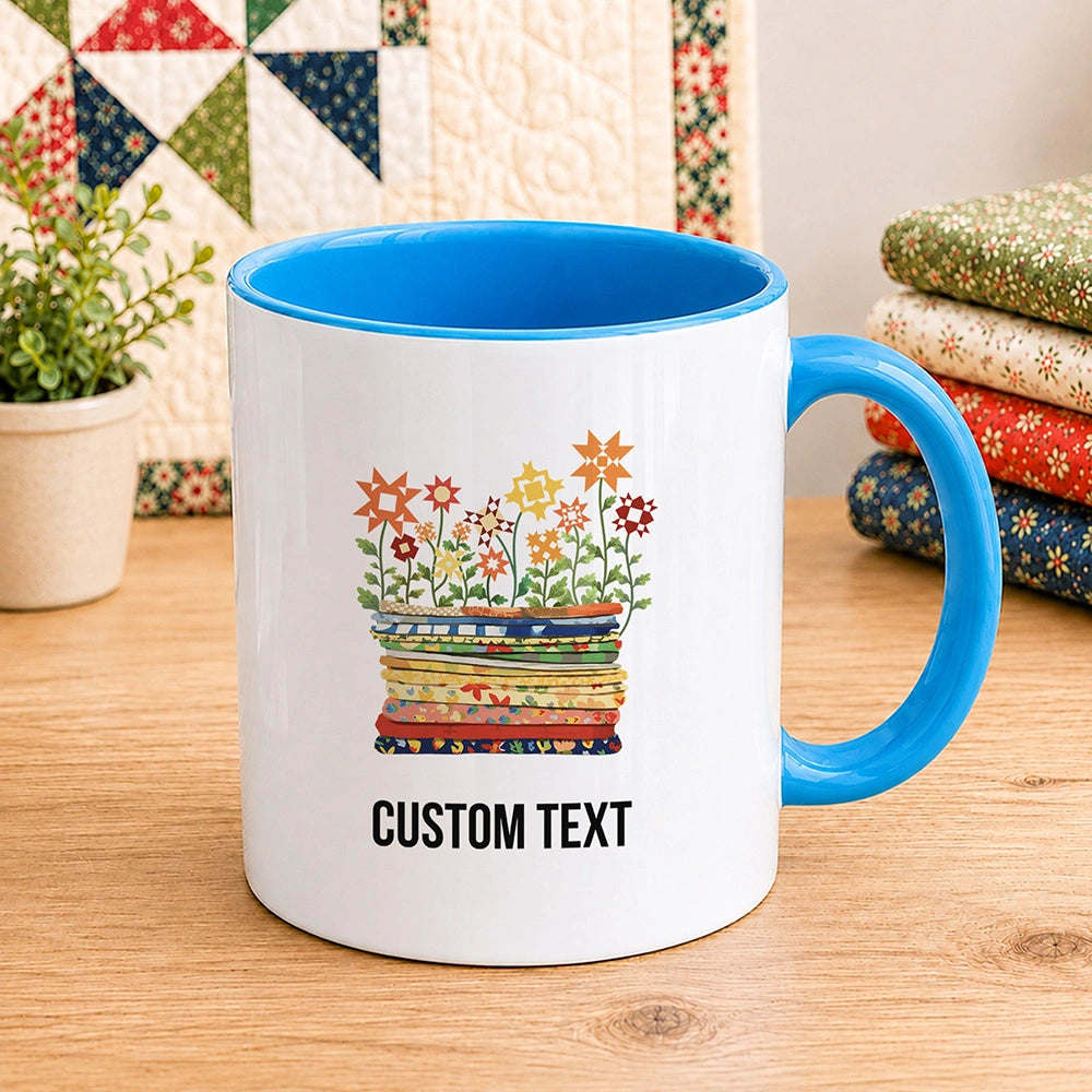 Where Quilts Bloom 11oz Mug