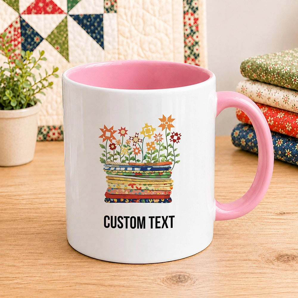 Where Quilts Bloom 11oz Mug