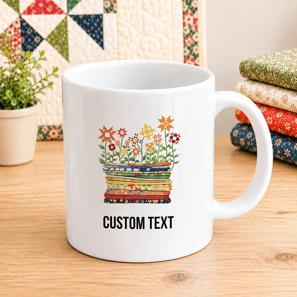 Where Quilts Bloom 11oz Mug