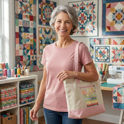 Where Quilts Bloom Tote