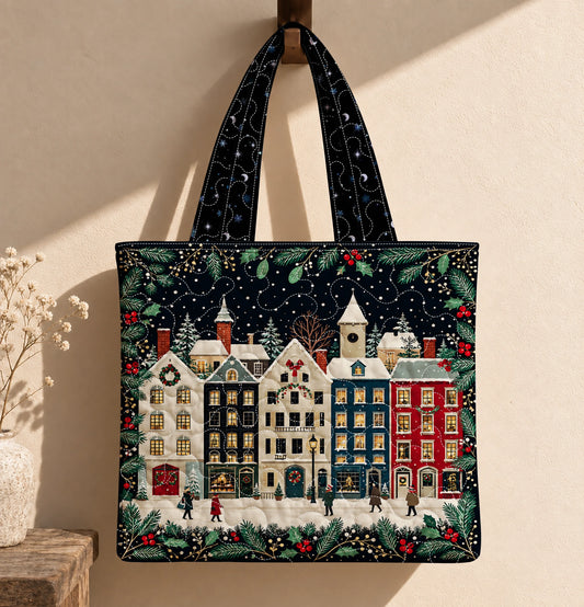 Winter Village Stroll Tote