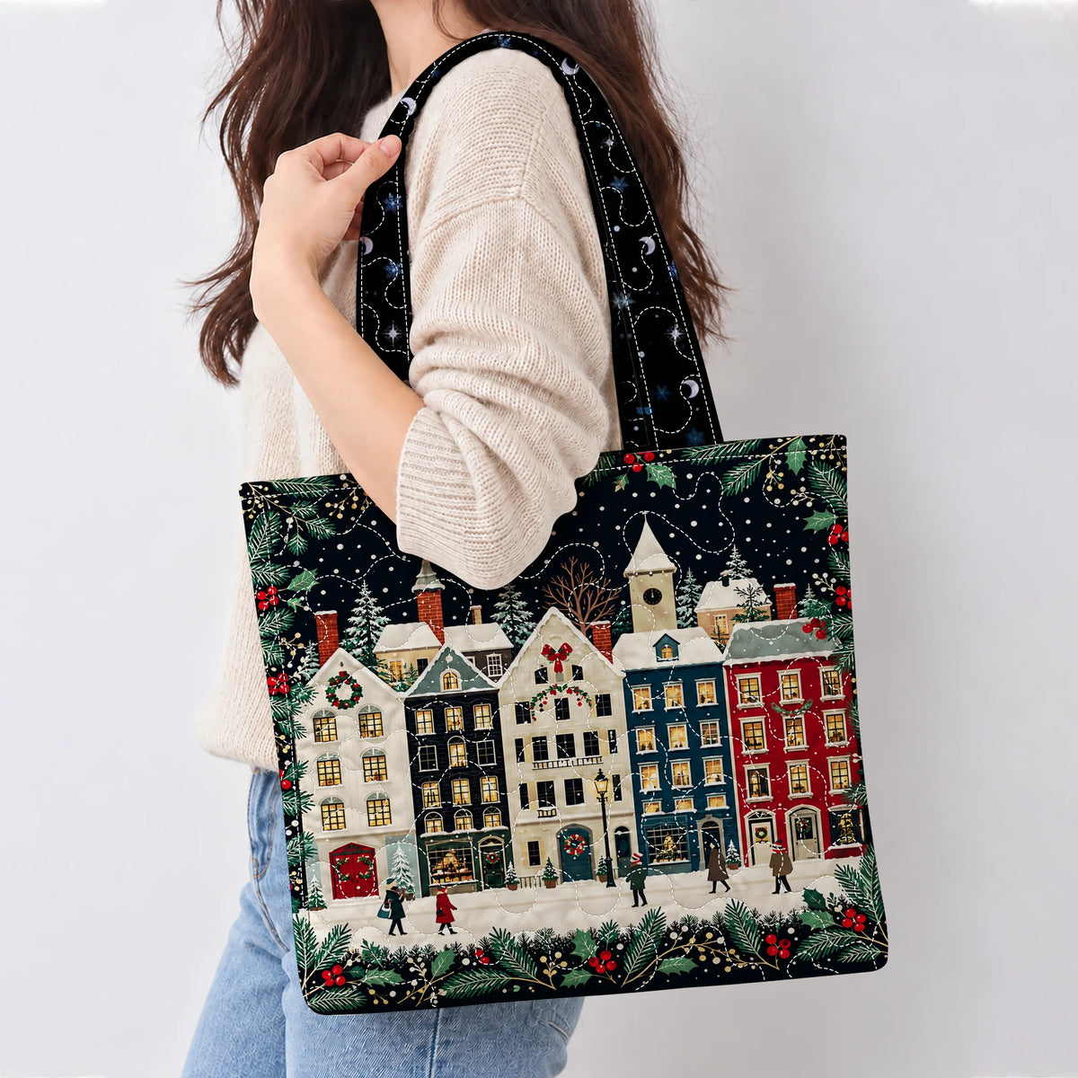 Winter Village Stroll Tote