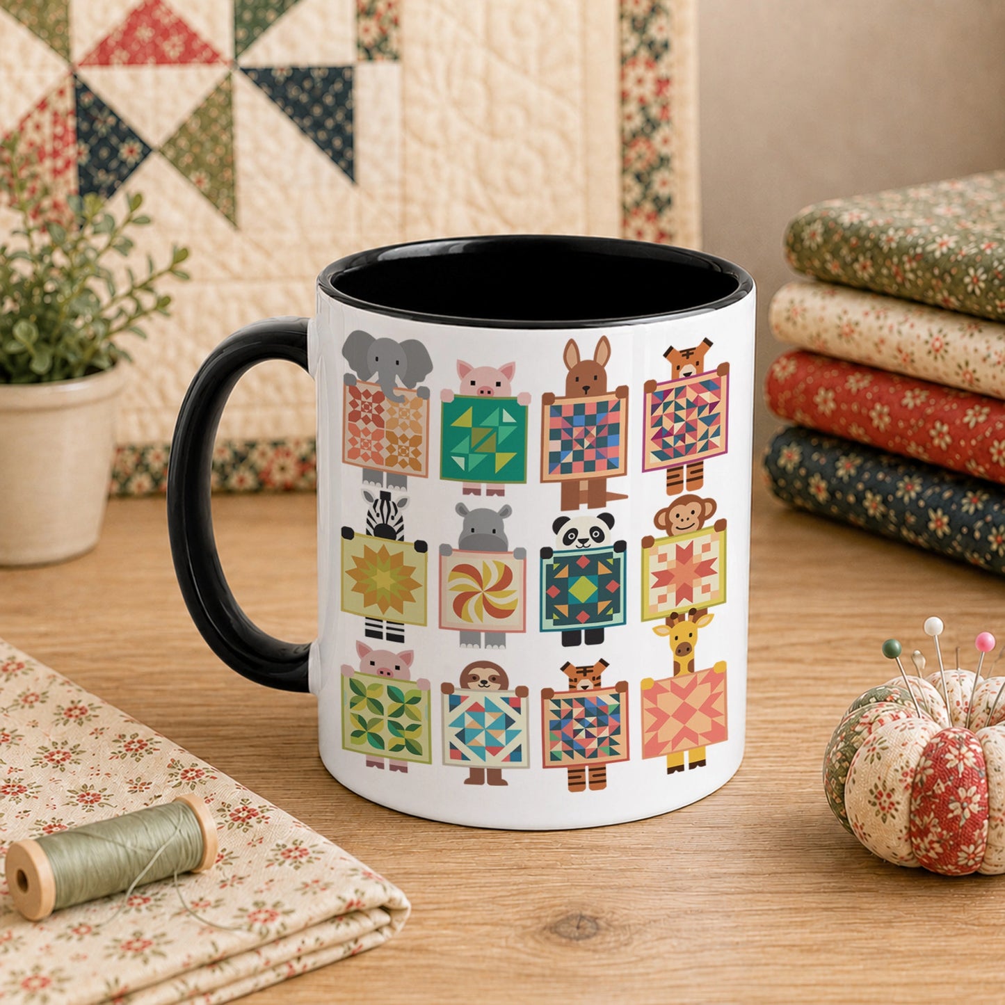 Woodland Patchwork Crew 11oz Mug