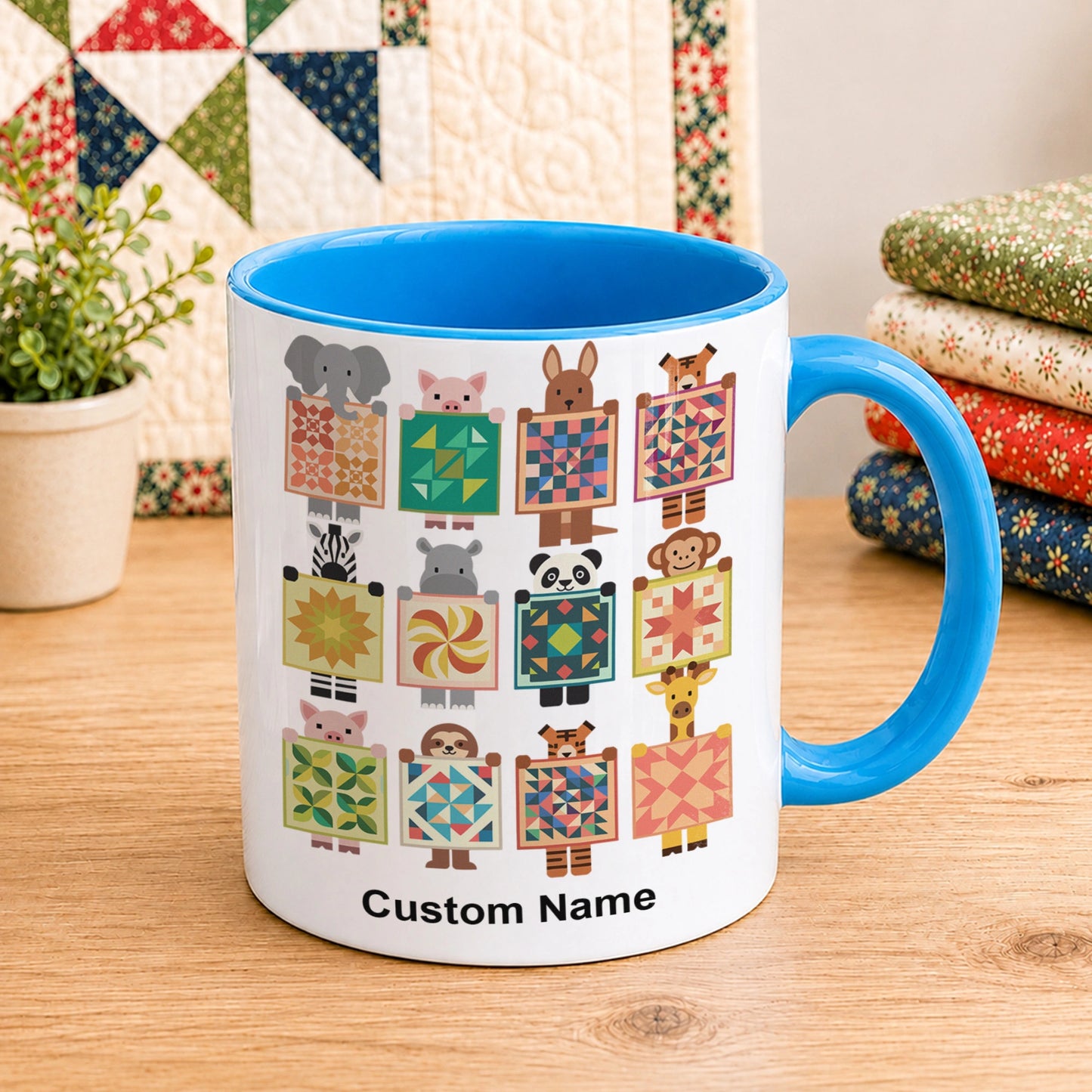 Woodland Patchwork Crew 11oz Mug