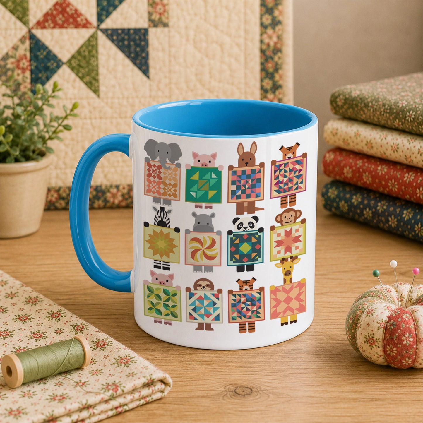 Woodland Patchwork Crew 11oz Mug