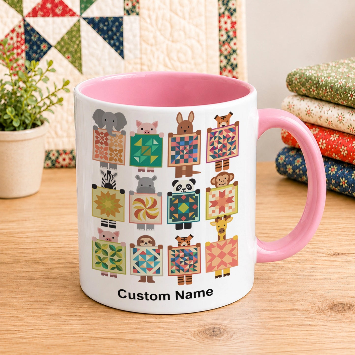 Woodland Patchwork Crew 11oz Mug