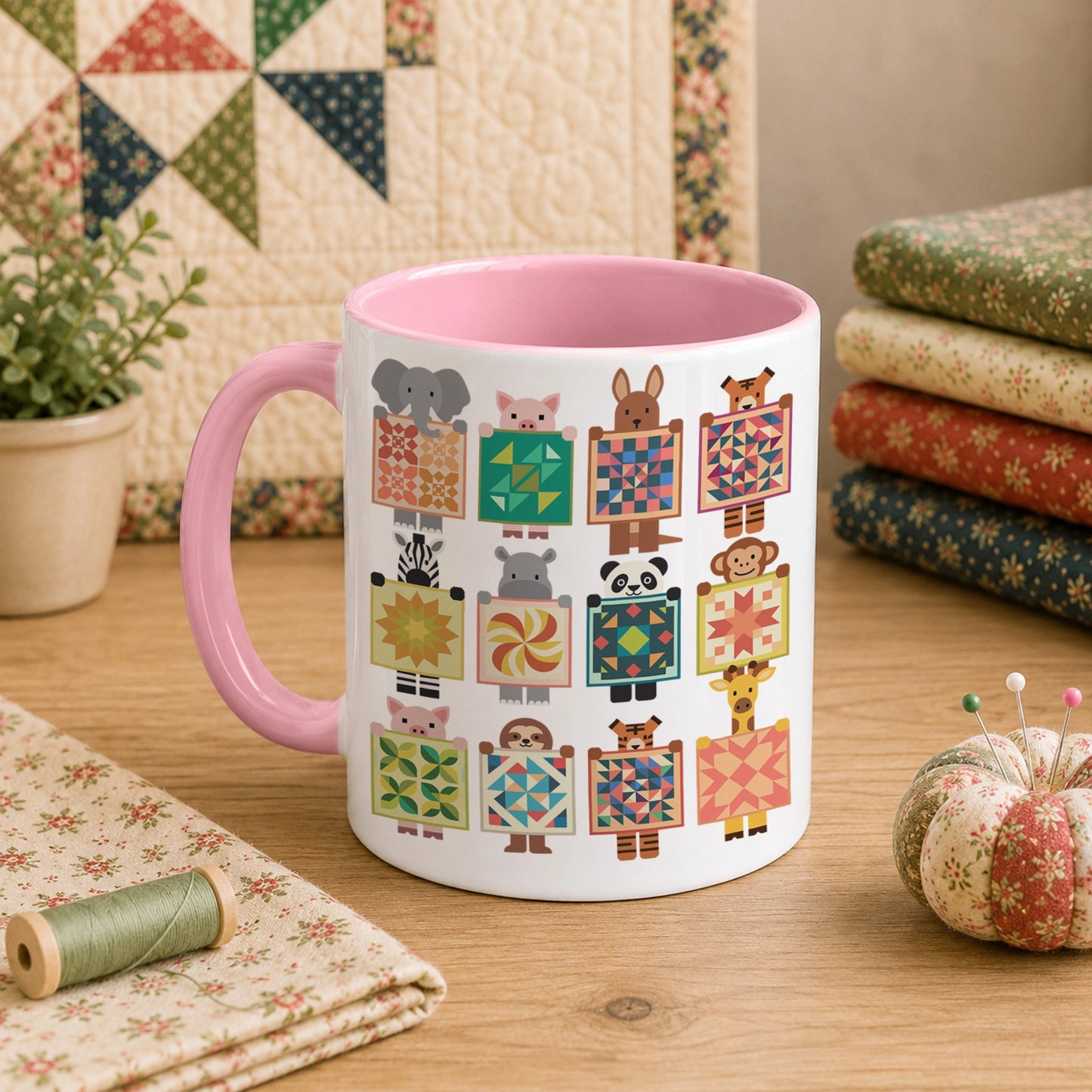 Woodland Patchwork Crew 11oz Mug