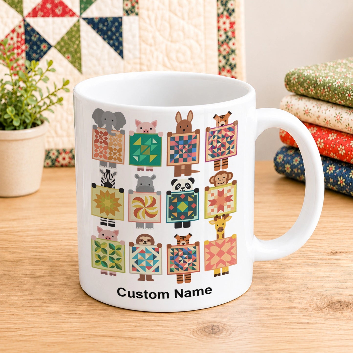 Woodland Patchwork Crew 11oz Mug