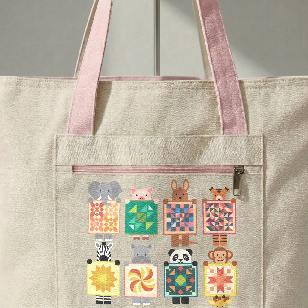 Woodland Patchwork Crew Tote