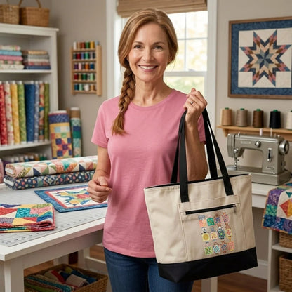 Woodland Patchwork Crew Tote