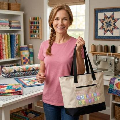 You Had Me at Quilting Retreat Tote