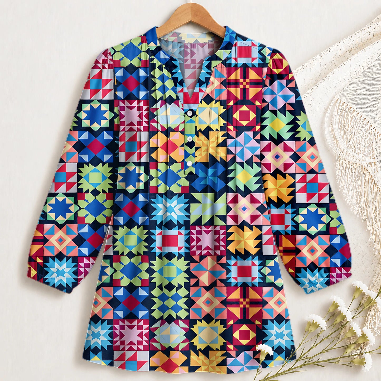 Patchwork Celebration Blouse