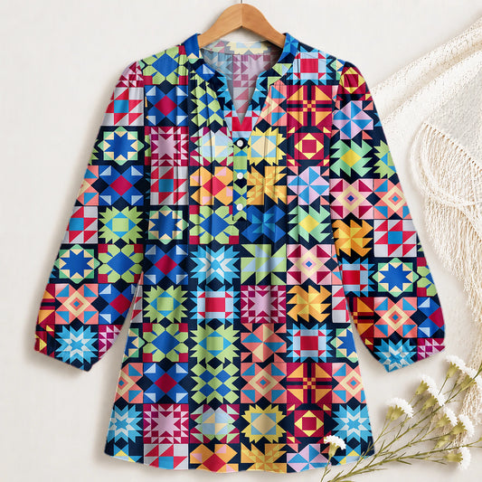 Patchwork Celebration Blouse