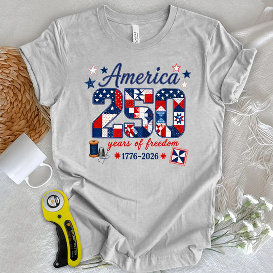 America 250: Pieced With Pride T-shirt