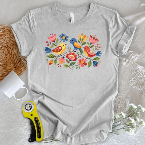 T-shirt jardin à appliqué