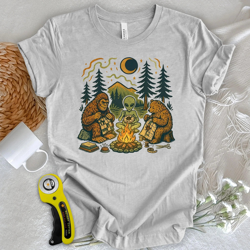 Campfire Crafting Friends T-shirt