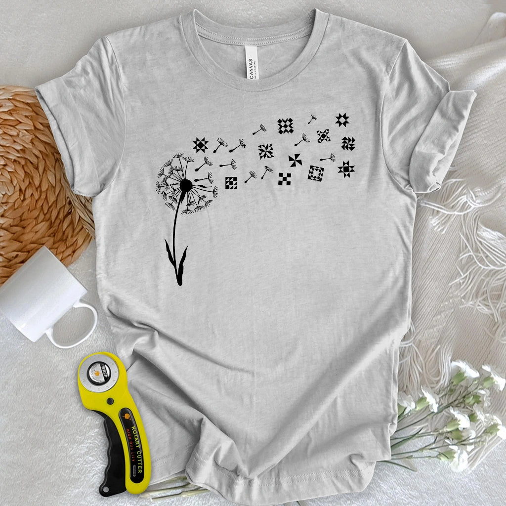 Dandelion Quilt Blocks T-shirt