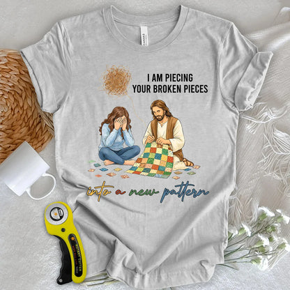 T-shirt Dieu reconstitue les morceaux brisés