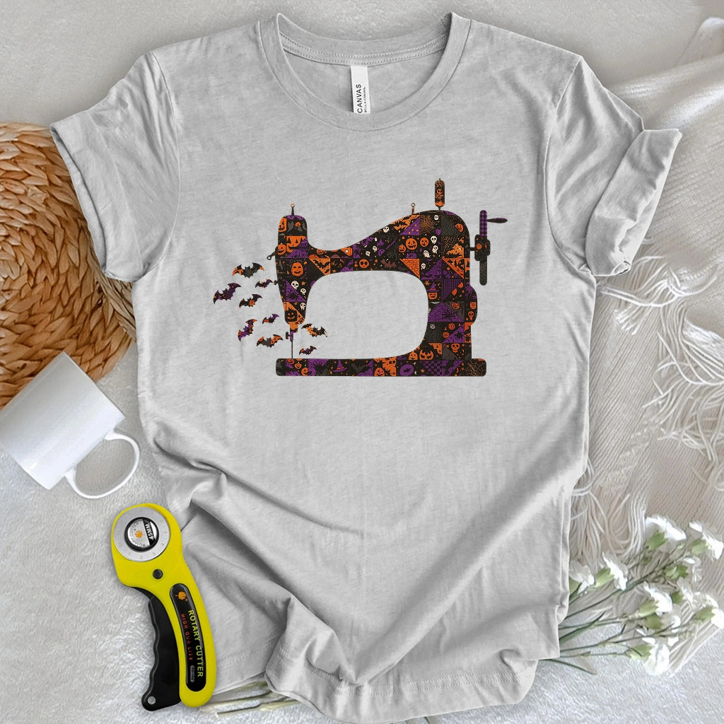 Halloween sewing machine T-shirt