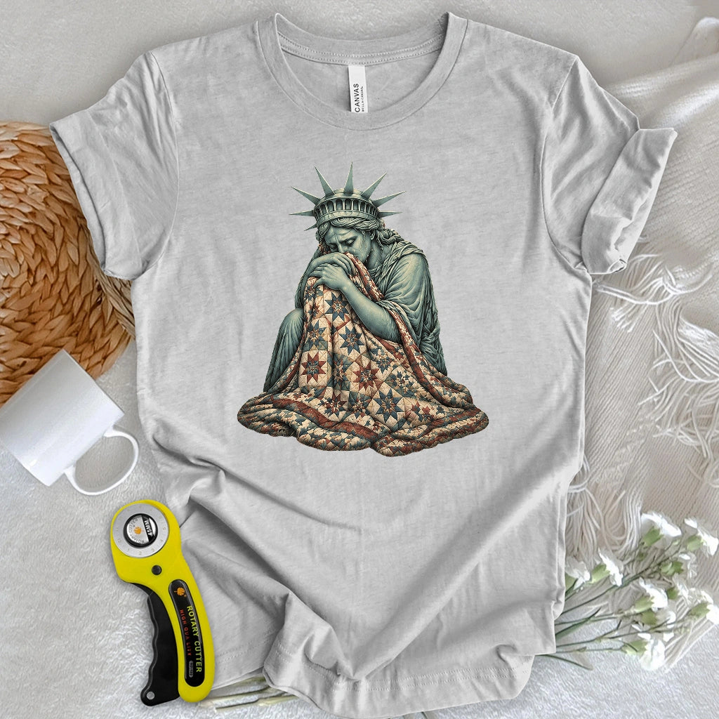 Her Liberty Quilt T-shirt
