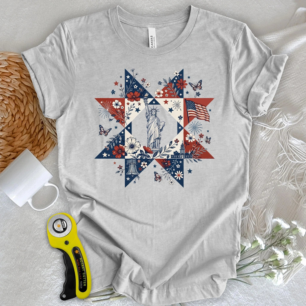 Liberty Star Quilt T-shirt