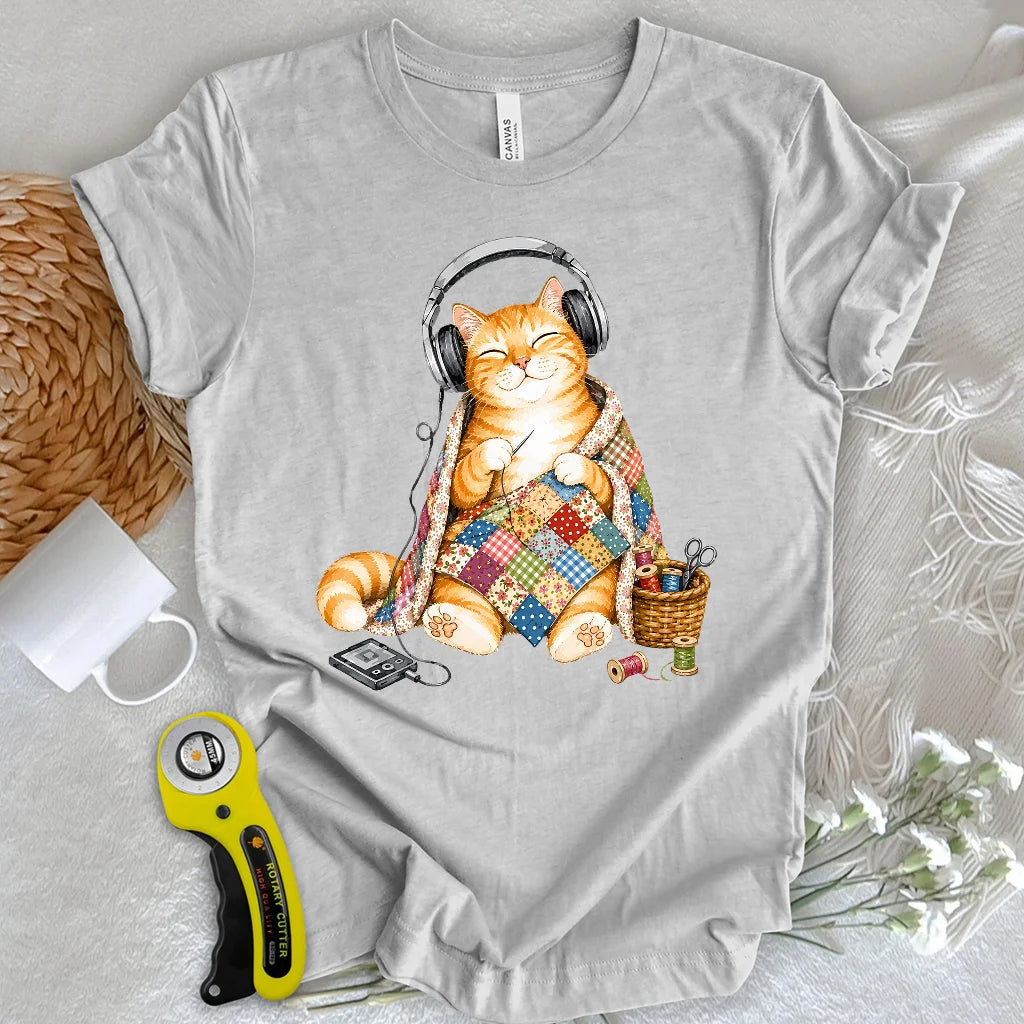 Meow-sic & Quilting T-shirt