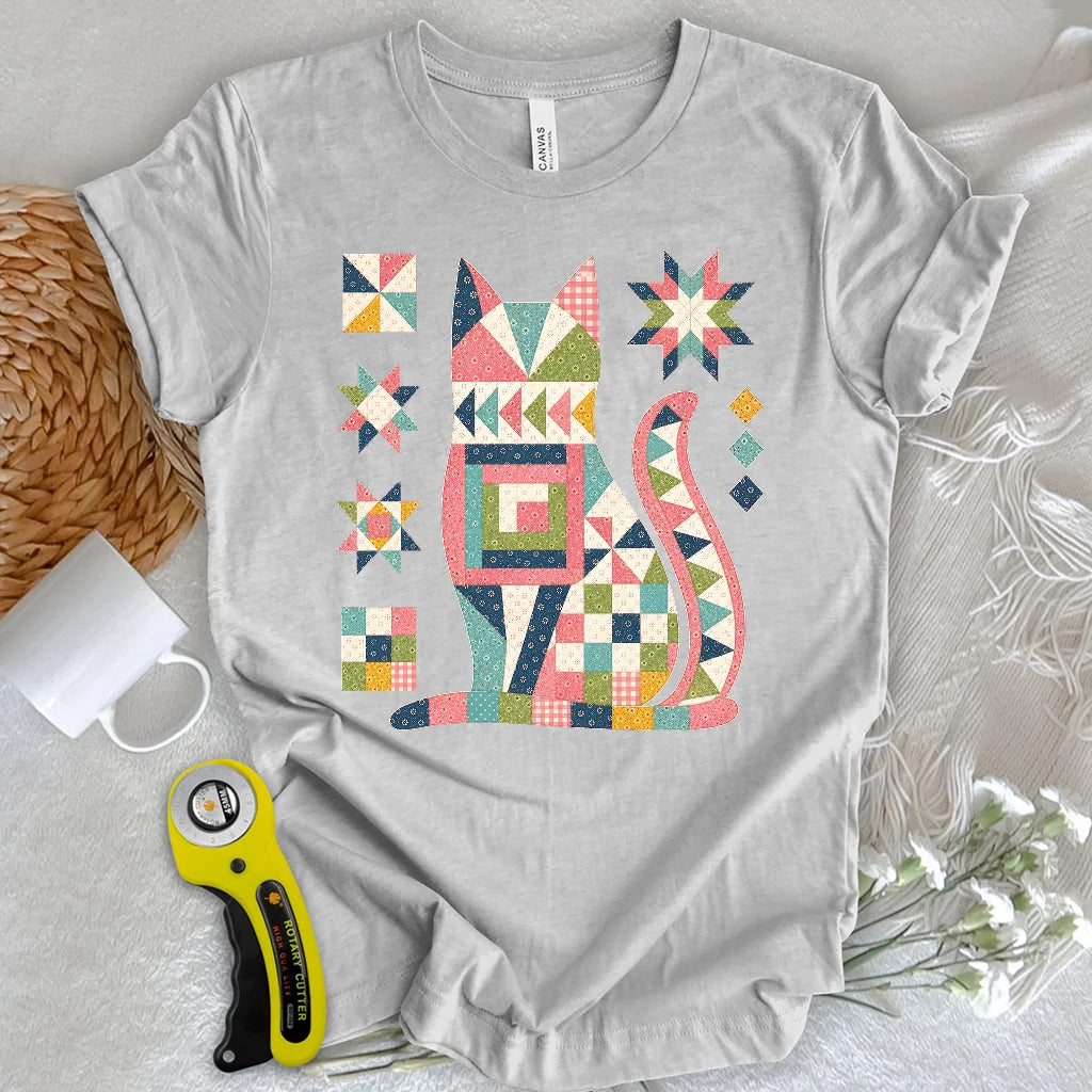 Patchwork Cat T-shirt