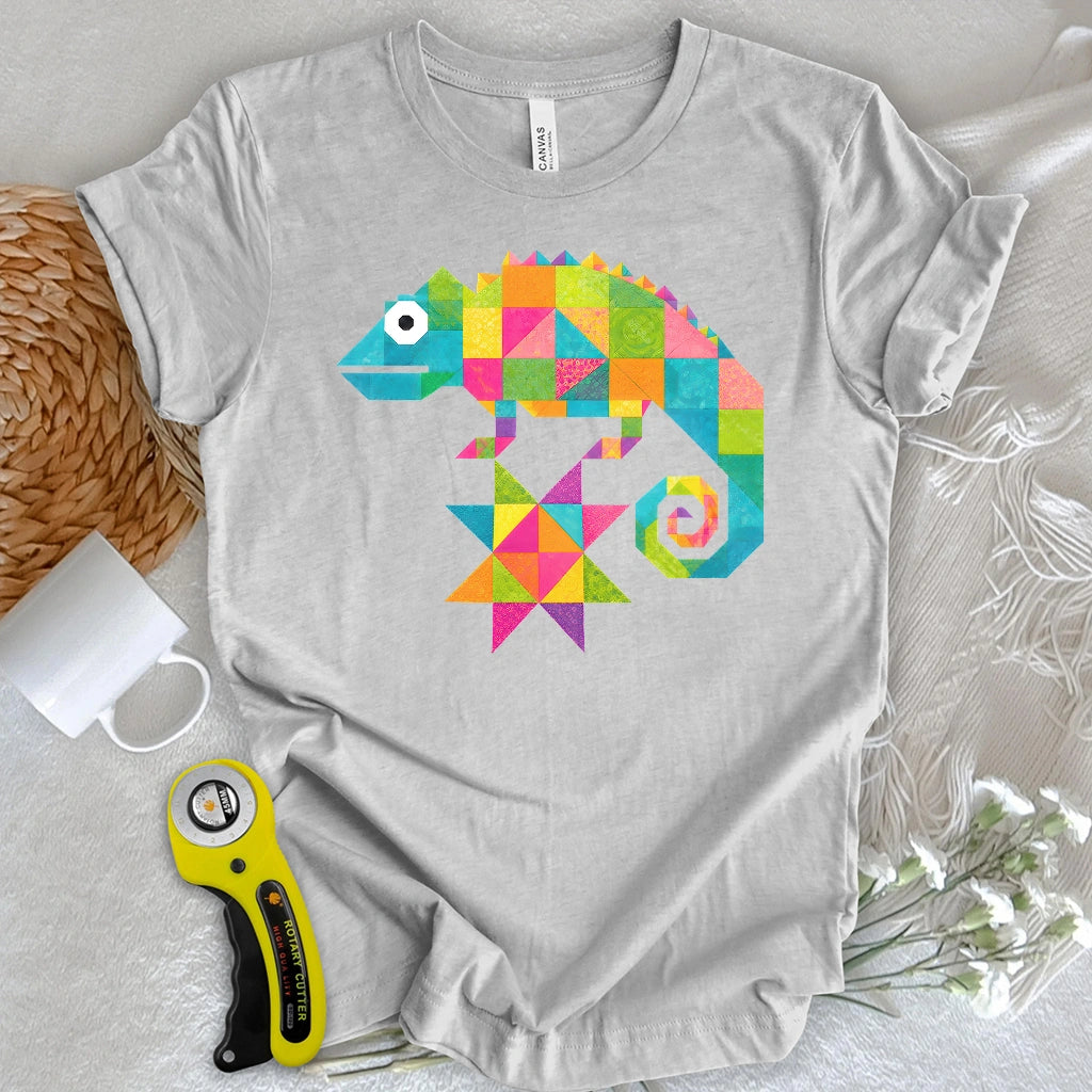 Patchwork Chameleon T-shirt
