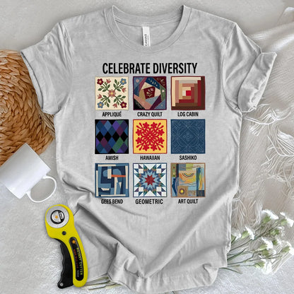 T-shirt Patchwork de la diversité