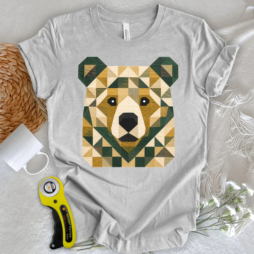 Patchwork Forest Bear T-shirt