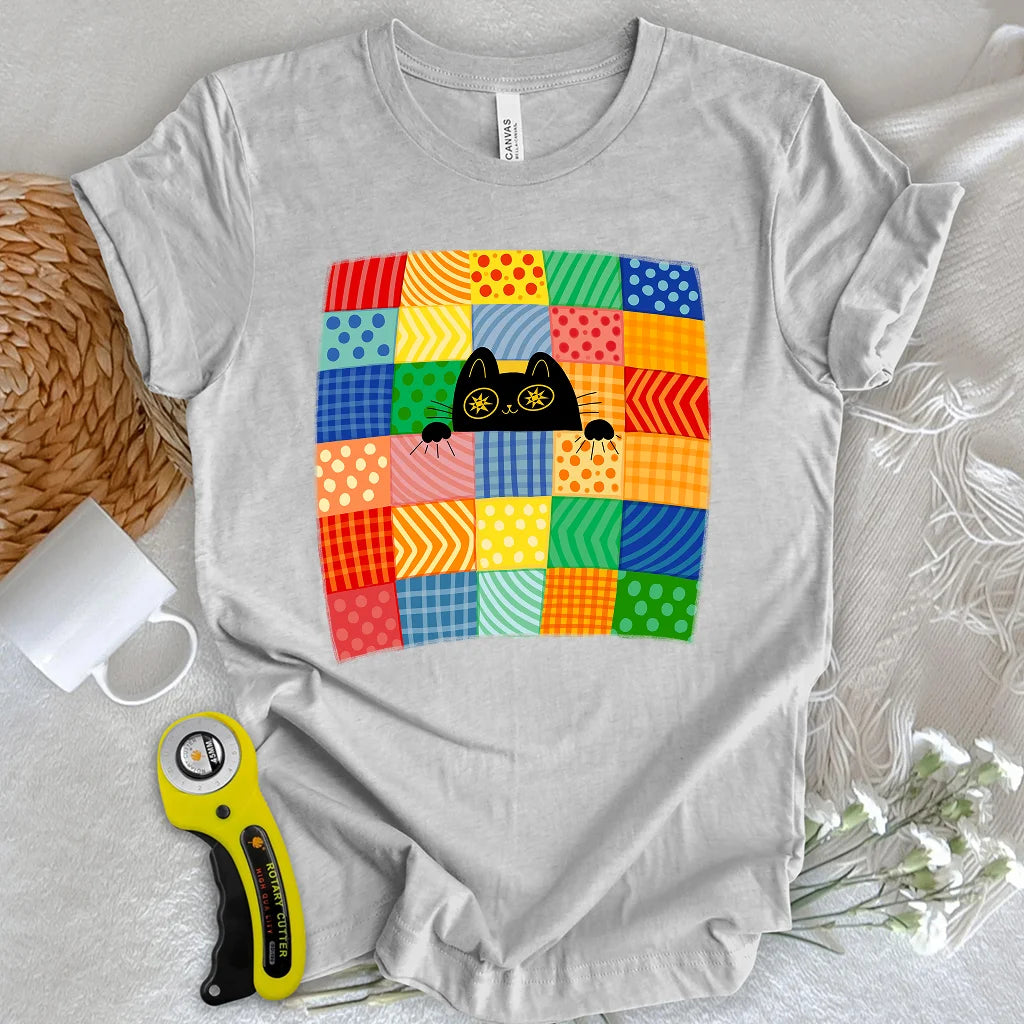 Patchwork Kitty T-shirt