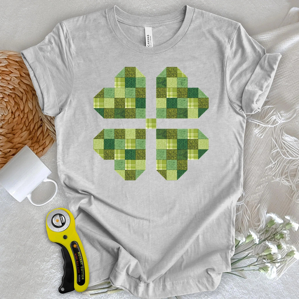 Patchwork Lucky Clover T-shirt