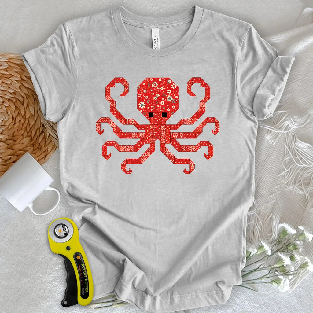 Patchwork Octopus T-Shirt